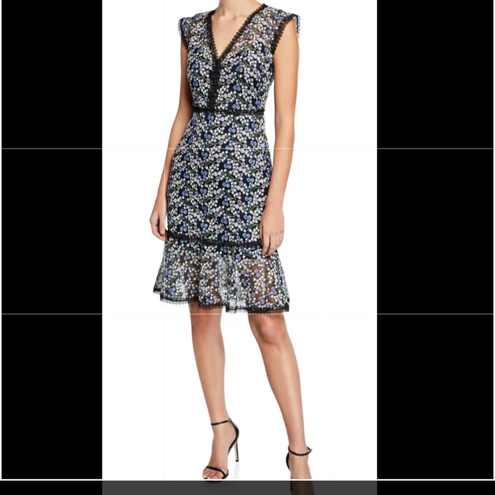 Elie Tahari Florance Dress in Fresh Pearl - Picture 2 of 16